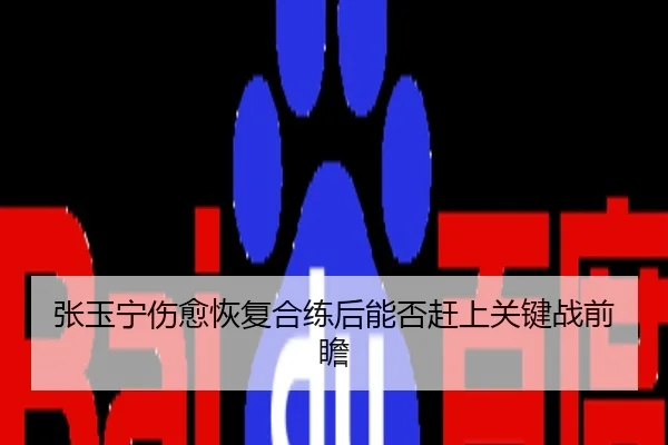 张玉宁伤愈恢复合练后能否赶上关键战前瞻